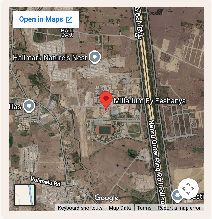 Miliarium Location Map